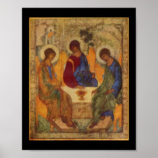 Rublev Trinity am Tisch Poster (Vorne)