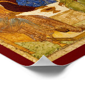 Rublev Trinity am Tisch Poster (Ecke)