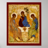 Rublev Trinity am Tisch Poster (Vorne)