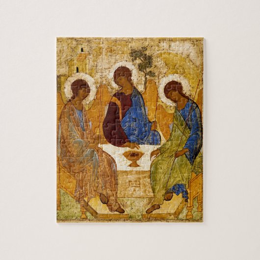 Rublev Trinity am Tisch Puzzle (Vertikal)