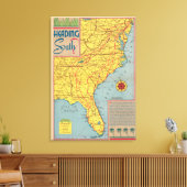 Rubrik Süd - Ostküste Vereinte Staaten Leinwanddruck (Insitu (Wohnzimmer))