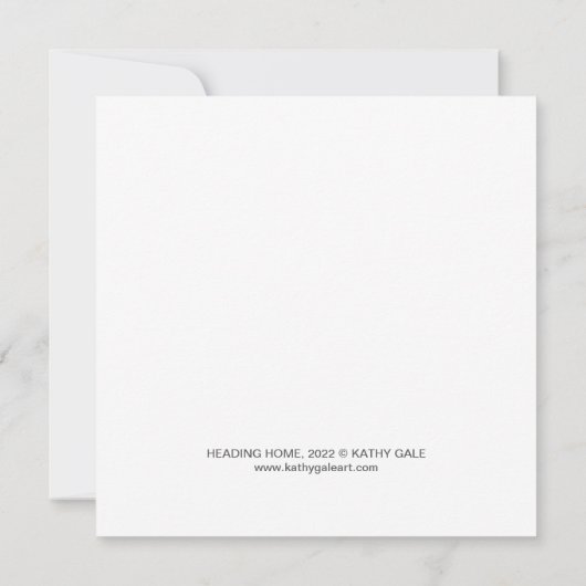 Rubrik Zuhause, 2022 Dankeschön Karte (Rückseite)