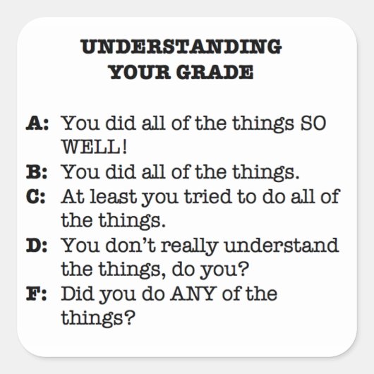 Rubrikkleber - der Original-Rubinkleber Quadratischer Aufkleber (Vorderseite)