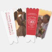 Ruby 40. Hochzeitstag rot jetzt Fotos Geschenkschachtel (Ungeklappt)