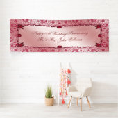 Ruby 40th Wedding Anniversary Banner (Insitu)
