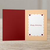 Ruby 40th wedding anniversary yellow dogs card karte