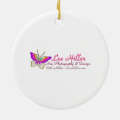 Ruby, Amethyst, Sapphire und Pearl Mandala Keramik Ornament (Hinten)