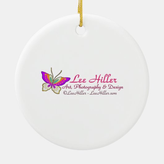 Ruby, Amethyst, Sapphire und Pearl Mandala Keramik Ornament (Hinten)