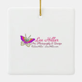 Ruby, Amethyst, Sapphire und Pearl Mandala Keramikornament (Rückseite)