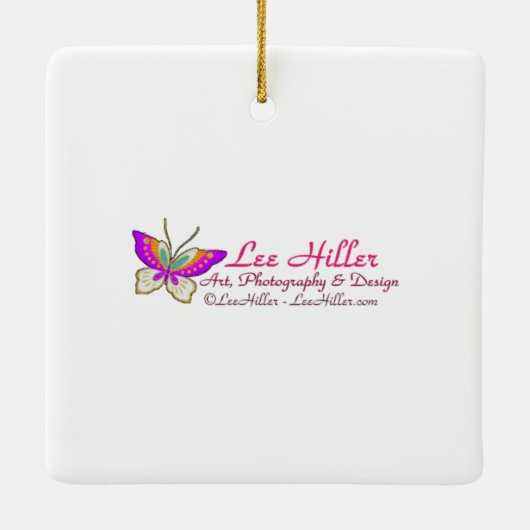 Ruby, Amethyst, Sapphire und Pearl Mandala Keramikornament (Rückseite)