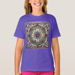 Ruby, Amethyst, Sapphire und Pearl Mandala T-Shirt