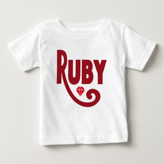 Ruby Baby T-shirt (Vorderseite)