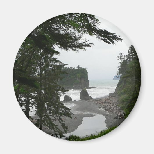 Ruby Beach Coastline Magnet (Vorne)
