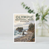 Ruby Beach Forks Washington Postkarte (Stehend Vorderseite)