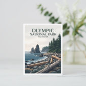Ruby Beach Forks Washington Postkarte (Stehend Vorderseite)