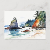 Ruby Beach Olympiapark Hochzeitsempfang Begleitkarte (Rückseite)