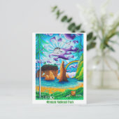 Ruby Beach Olympic Nationalpark Travel Postcard Postkarte (Stehend Vorderseite)