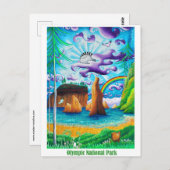 Ruby Beach Olympic Nationalpark Travel Postcard Postkarte (Vorne/Hinten)