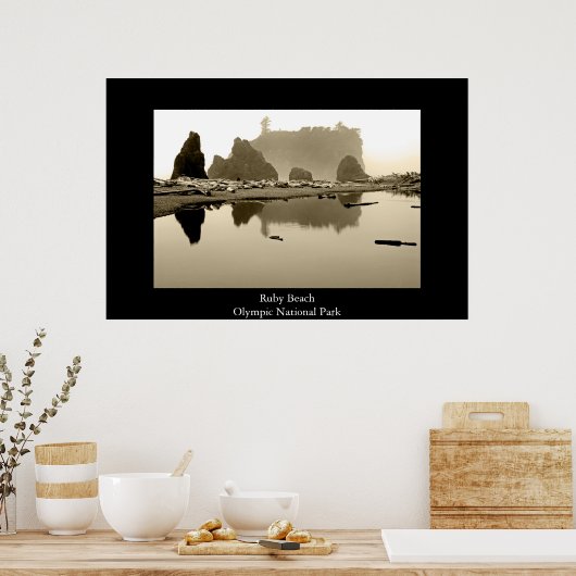 Ruby Beach Poster (Küche)