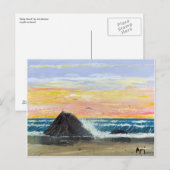 Ruby Beach Postkarte (Vorne/Hinten)