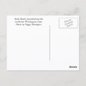 Ruby Beach, Washington Travel Foto Postkarte (Rückseite)