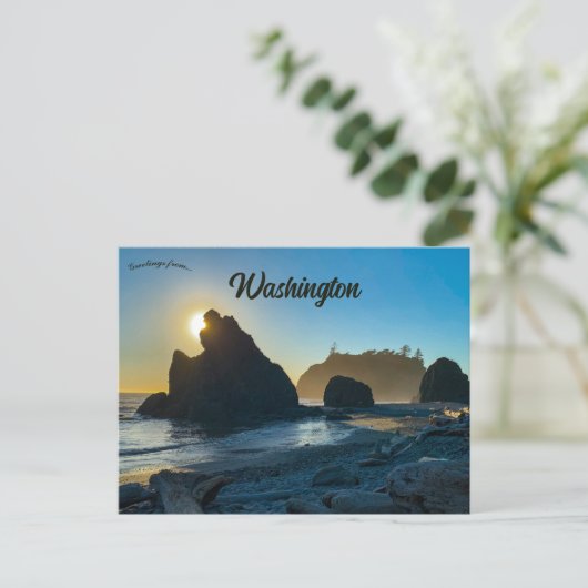 Ruby Beach Washington USA Postkarte (Stehend Vorderseite)