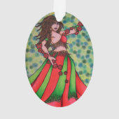 Ruby Belly Dancer Ornament (Rückseite)
