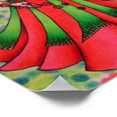 Ruby Belly Dancer Print Poster (Ecke)