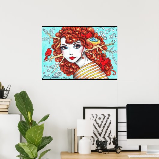 Ruby Bird Rosie Poster (Heimbüro)