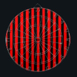 Ruby Black Dartscheibe<br><div class="desc">Ruby Black ist ein einfaches Design aus schwarzen und roten Streifen, die Anzug jede Anlässe und Gegenstände. Dieses Bild ist auf einer Vielzahl von anderen Produkten verfügbar, klicken Sie einfach auf den Link unter dem Foto in der Nähe von 'Über dieses Design'.</div>