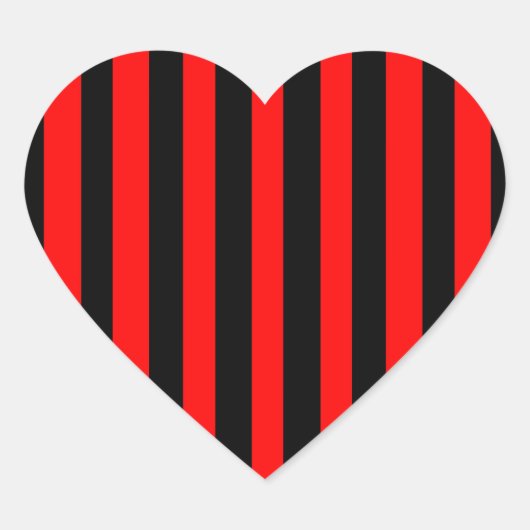 Ruby Black Herz-Aufkleber (Vorderseite)