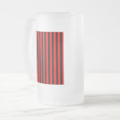 Ruby Black Mattglas Bierglas (Vorderseite Links)