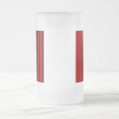 Ruby Black Mattglas Bierglas (Mittel)