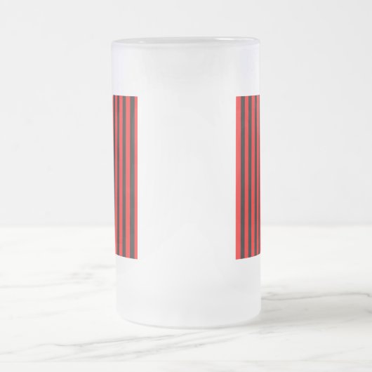 Ruby Black Mattglas Bierglas (Mittel)