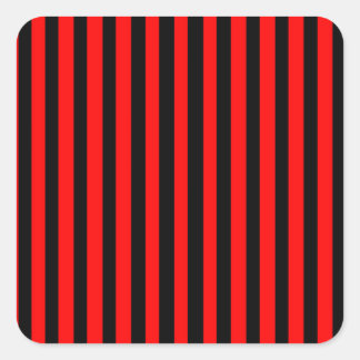 Ruby Black Quadratischer Aufkleber