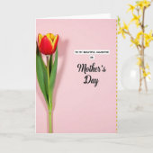 Ruby-Blumen-Muttertagskarte Karte (Gelbe Blume)