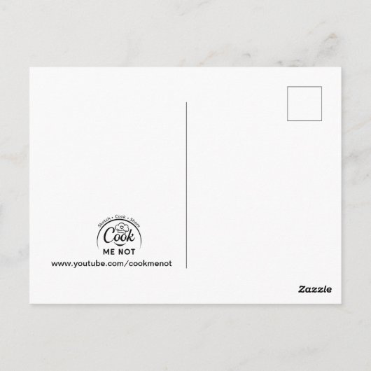 Ruby Boost Smoothie Rezept Postkarte (Rückseite)