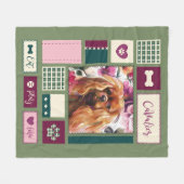 Ruby Cavalier Decke | mittel | grün pink (Vorderseite (Horizontal))