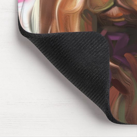 Ruby Cavalier Dog Art Mouse Pad Mousepad (Ecke)