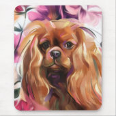 Ruby Cavalier Dog Art Mouse Pad Mousepad (Vorne)