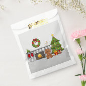 Ruby Cavalier Dog in einem Weihnachtszimmer Geschenktütchen (Versiegelt)