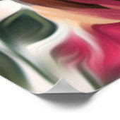 'Ruby' Cavalier Hundekunstdruck auf Papier | groß Poster (Ecke)