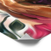 'Ruby' Cavalier Hundekunstdruck auf Papier Poster (Ecke)