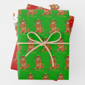 Ruby Cavalier King Charles Christmas Holiday Geschenkpapier Set (Beispiel)