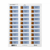 Ruby Cavalier King Charles Rücksendeadresse (Vorne)