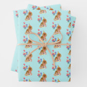 Ruby Cavalier King Charles Spaniel Birthday Geschenkpapier Set (Beispiel)