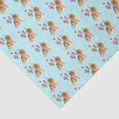 Ruby Cavalier King Charles Spaniel Birthday    Seidenpapier (Ausschnitt)