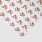 Ruby Cavalier King Charles Spaniel Birthday    Seidenpapier (Ausschnitt)