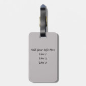 Ruby Cavalier King Charles Spaniel Dog Gepäckanhänger (Rückseite vertikal)