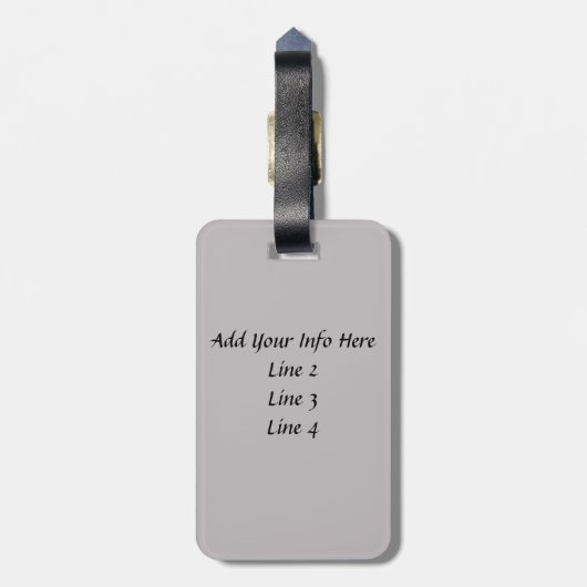 Ruby Cavalier King Charles Spaniel Dog Gepäckanhänger (Rückseite vertikal)